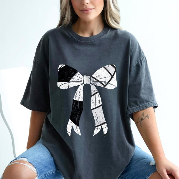 Dual Sports Ball Bow Tee