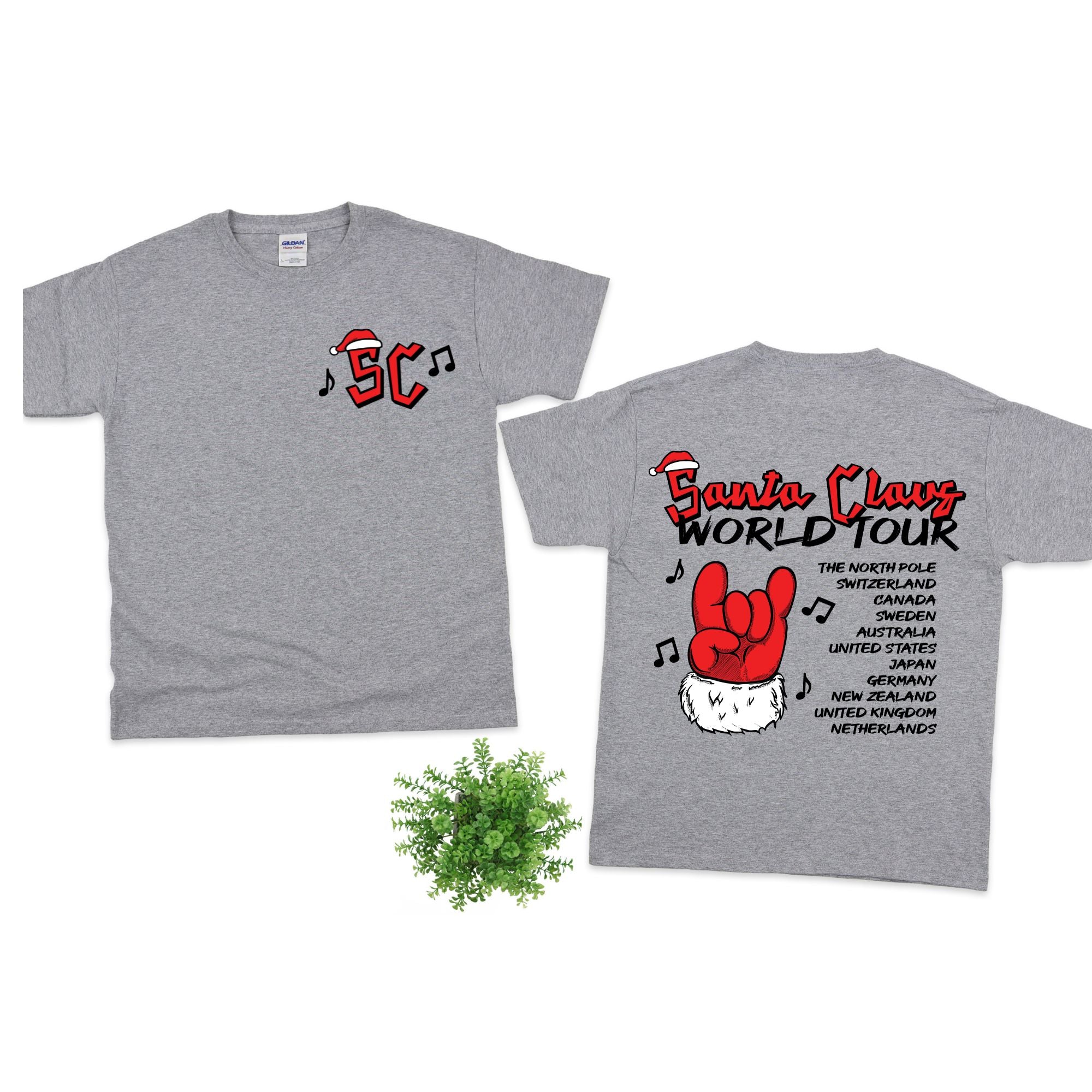 Santa World Tour tee