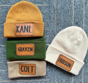 Patch  Name Beanie.   PREORDER